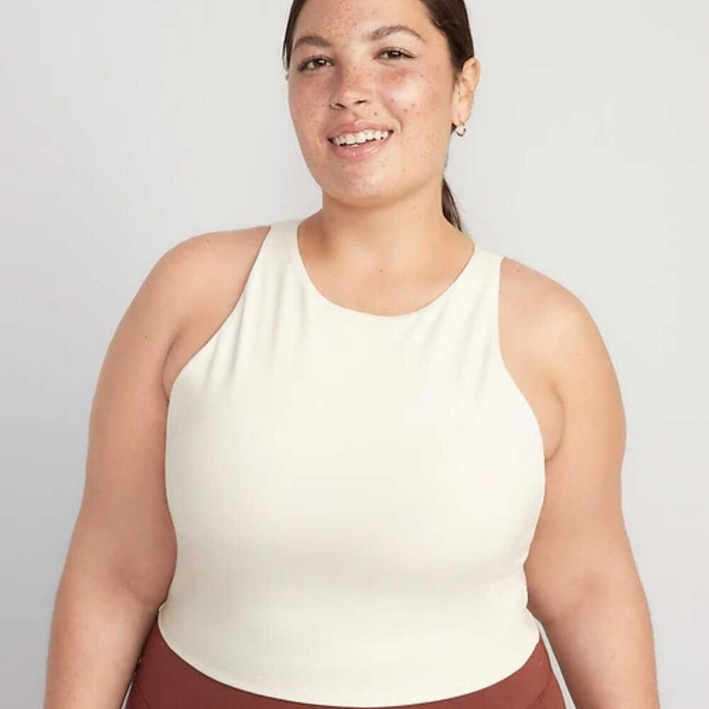 3X NWT Light Support PowerChill Longline Sports Bra Tank